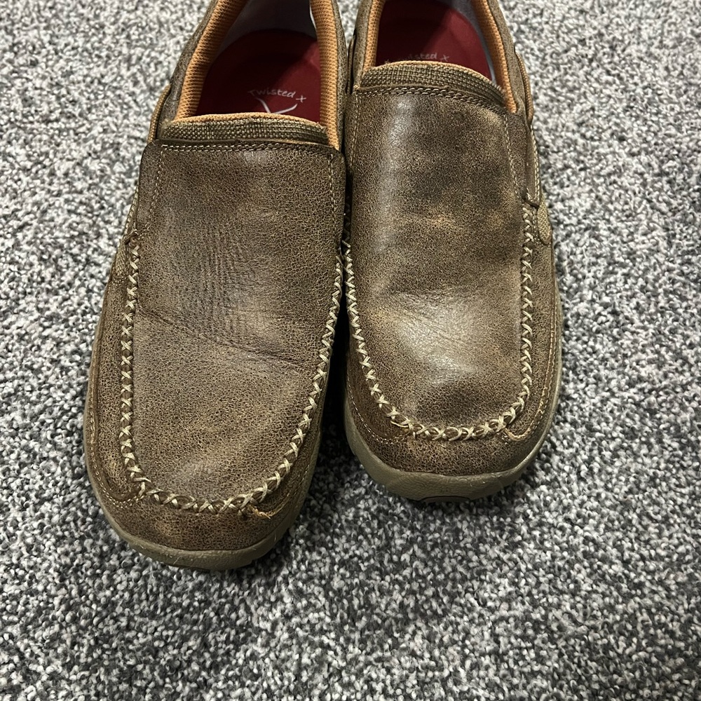 Twisted X 11.5M slip on driving Moccasin